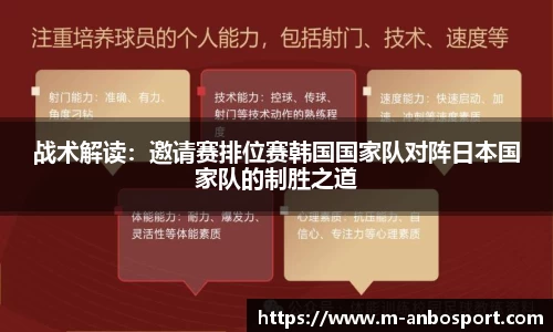 战术解读：邀请赛排位赛韩国国家队对阵日本国家队的制胜之道